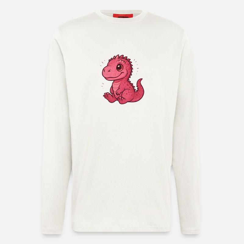 Pink Carcha Chibi - Langarmshirt - made by SPREAD  - OFF WHITE