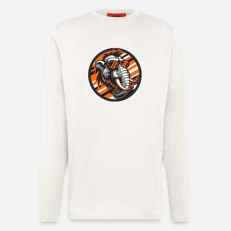 Mammut Comic Cool Sommer - Langarmshirt - made by SPREAD  - OFF WHITE