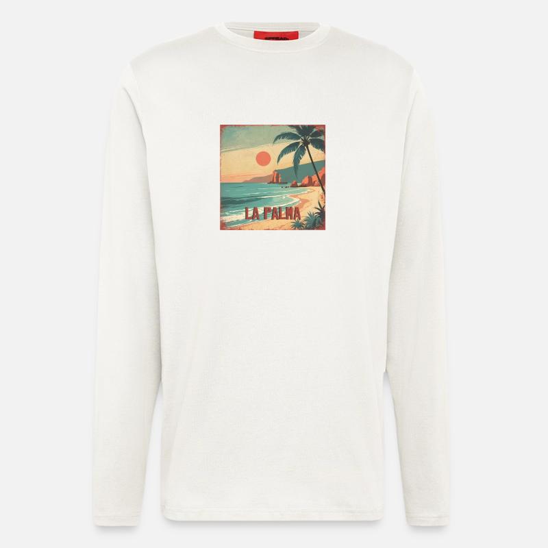 La Palma - Langarmshirt - made by SPREAD  - OFF WHITE