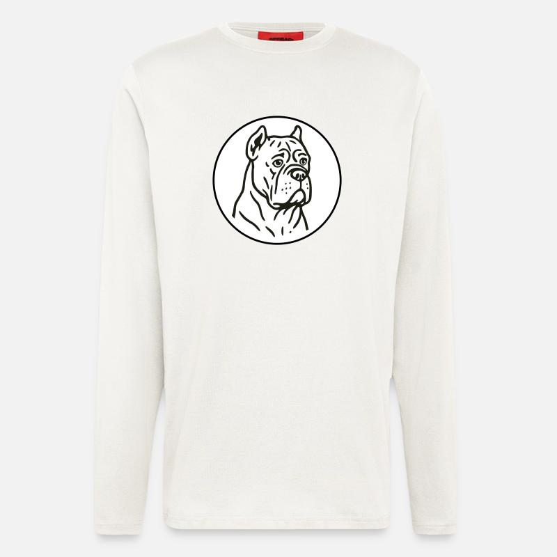 Cane Corso - Langarmshirt - made by SPREAD  - OFF WHITE