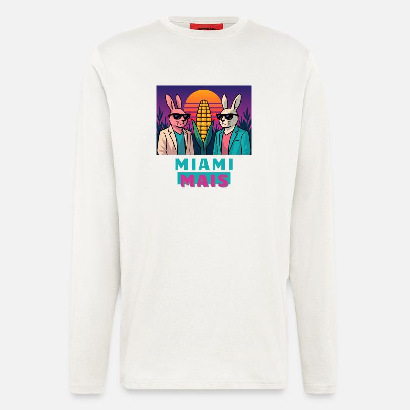 Miami Corn - Longsleeve - made by SPREAD  - OFF WHITE
