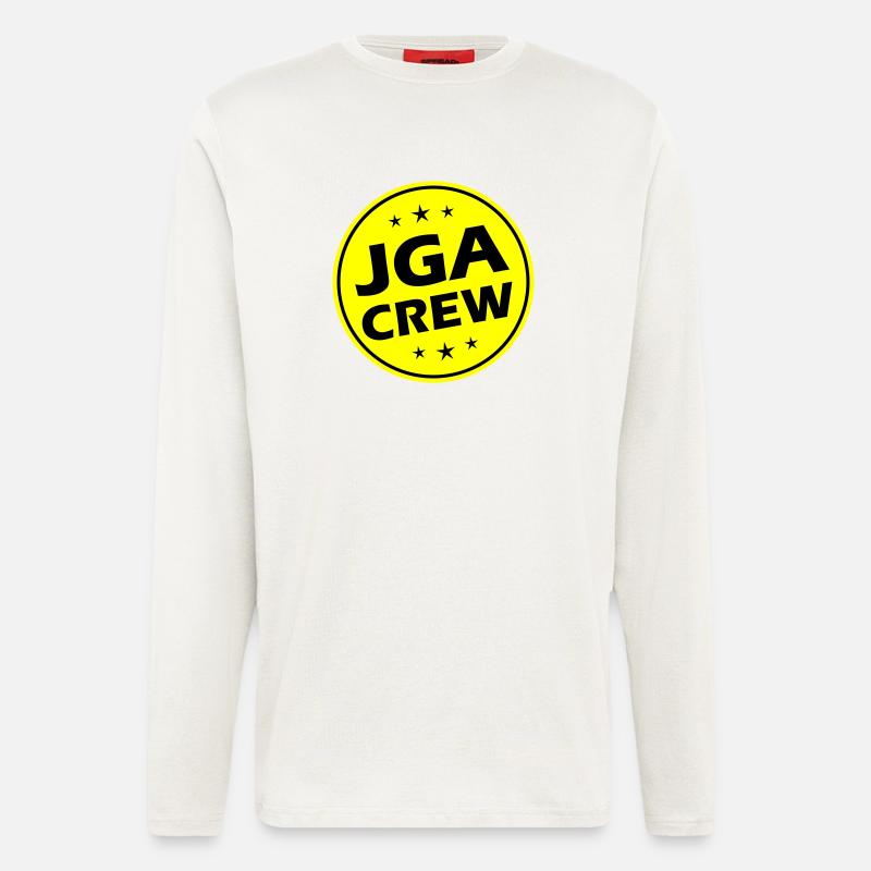 Jga Junggesellenabschied Crew - Langarmshirt - made by SPREAD  - OFF WHITE