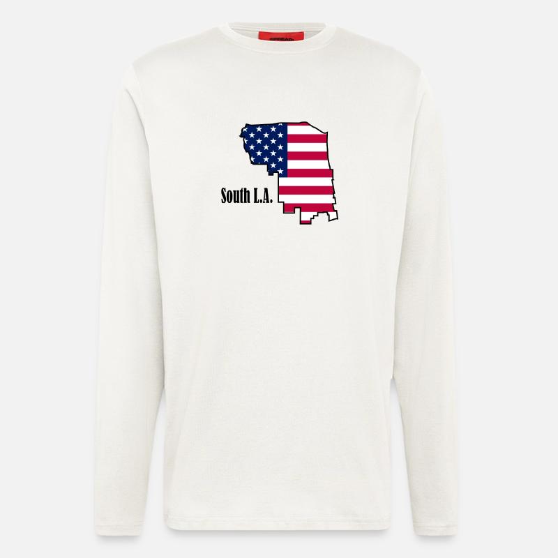 Süd-L.A. - Langarmshirt - made by SPREAD  - OFF WHITE