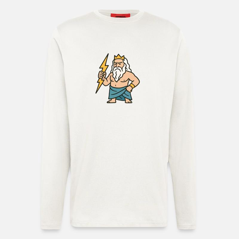 Zeus Comic - Longsleeve - made by SPREAD  - OFF WHITE