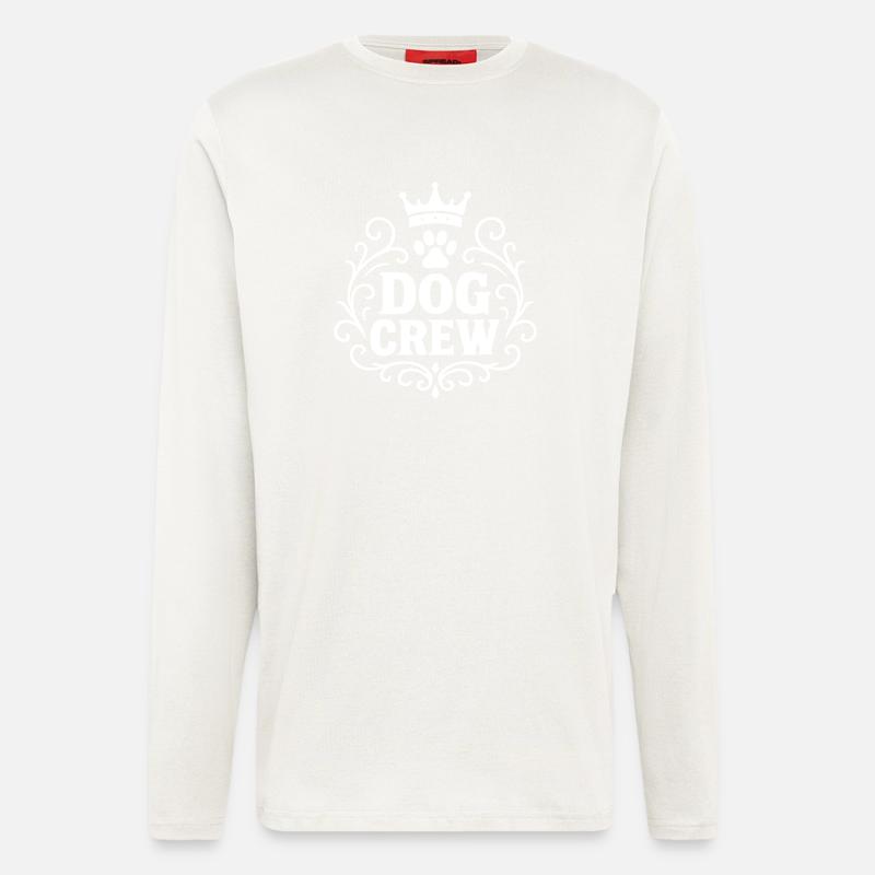 Hunde Crew - Langarmshirt - made by SPREAD  - OFF WHITE