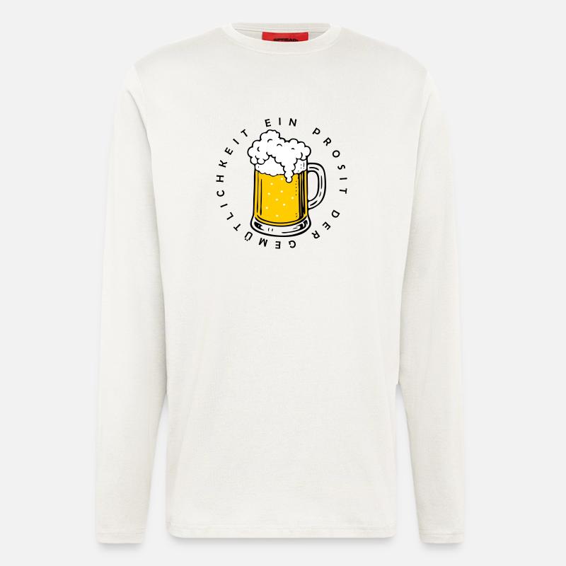 Ein Prosit der Gemütlichkeit - Longsleeve - made by SPREAD  - OFF WHITE