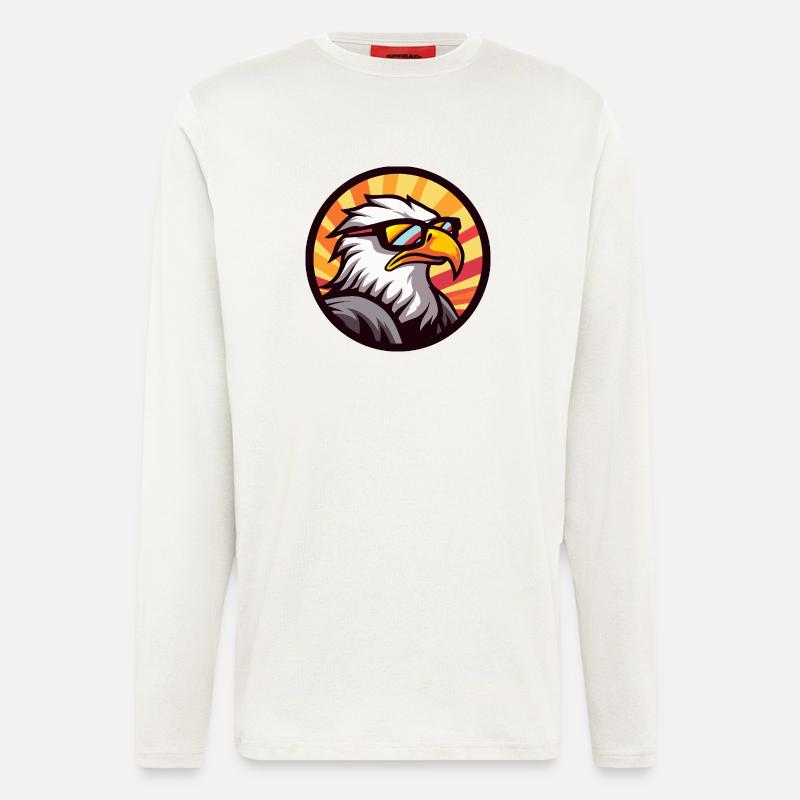Eagle Comic Cool - Longsleeve - made by SPREAD  - OFF WHITE
