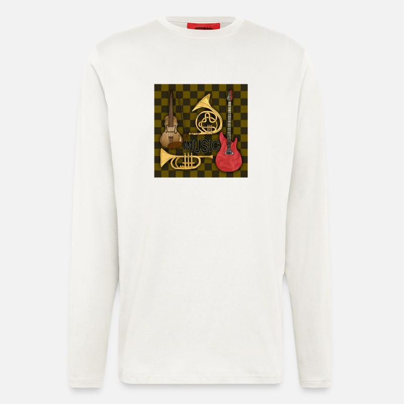 Musical instruments - Longsleeve - made by SPREAD  - OFF WHITE