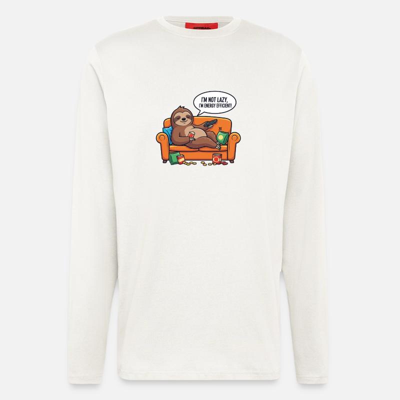 Faultier - Langarmshirt - made by SPREAD  - OFF WHITE
