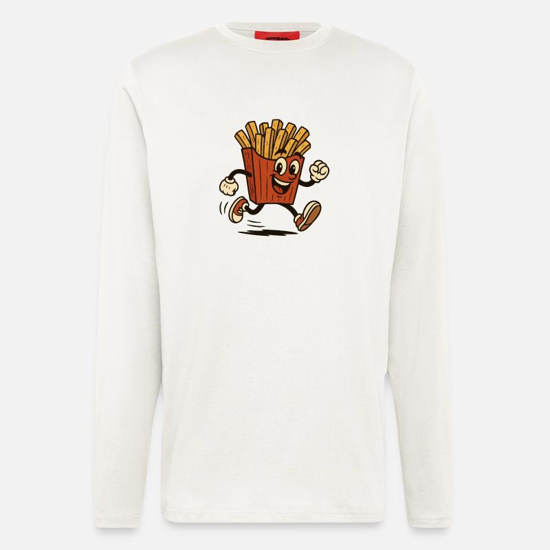 Pommes Bunt - Langarmshirt - made by SPREAD  - OFF WHITE