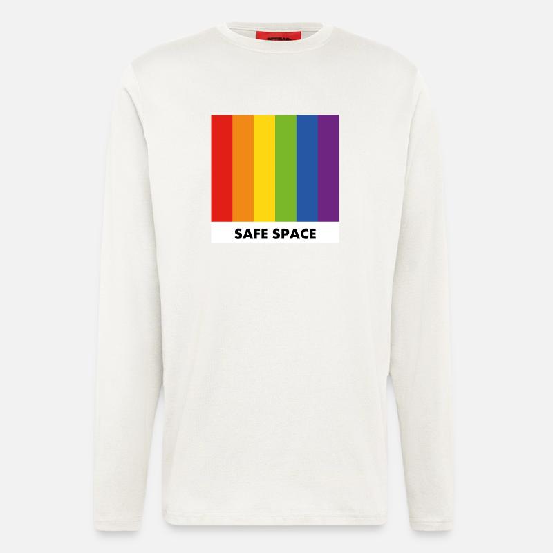 Safe Space Pride Allyship - Longsleeve - made by SPREAD  - OFF WHITE