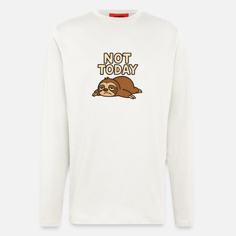 Nicht heute - Langarmshirt - made by SPREAD  - OFF WHITE