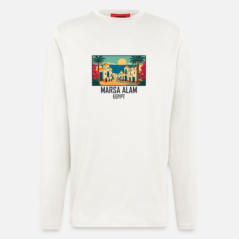 Marsa Alam, Egypt - Longsleeve - made by SPREAD  - OFF WHITE