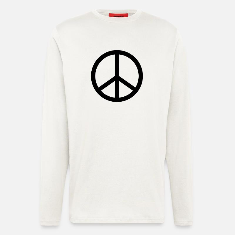 peace - Langarmshirt - made by SPREAD  - OFF WHITE