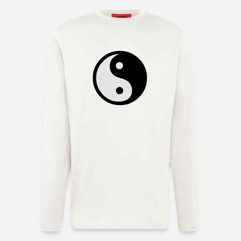 Yin und Yang - Langarmshirt - made by SPREAD  - OFF WHITE
