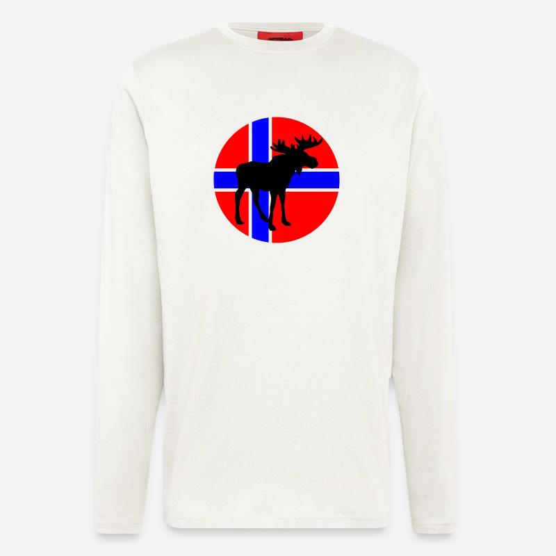 elk3norway - Langarmshirt - made by SPREAD  - OFF WHITE
