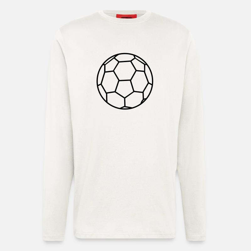 Handball Ball - Langarmshirt - made by SPREAD  - OFF WHITE