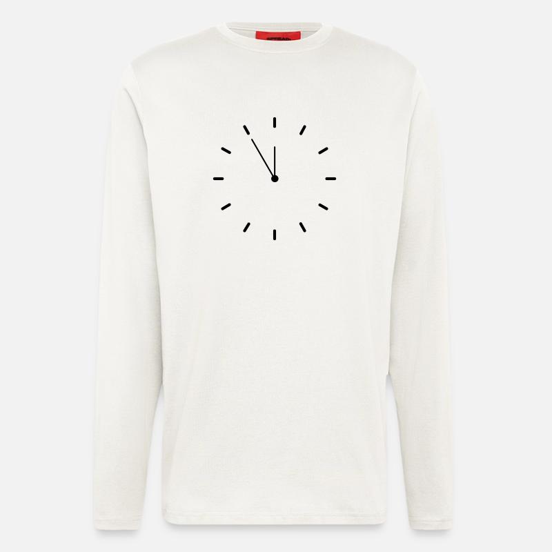 Clock - Longsleeve - made by SPREAD  - OFF WHITE