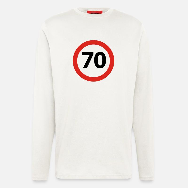 70th Birthday - Longsleeve - made by SPREAD  - OFF WHITE