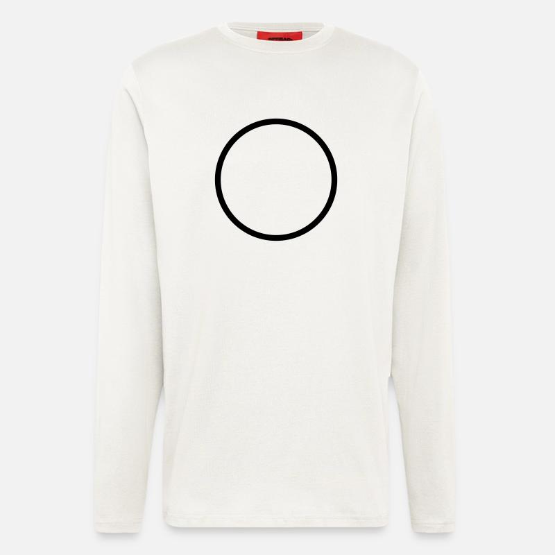 Kreisentwurf - Langarmshirt - made by SPREAD  - OFF WHITE