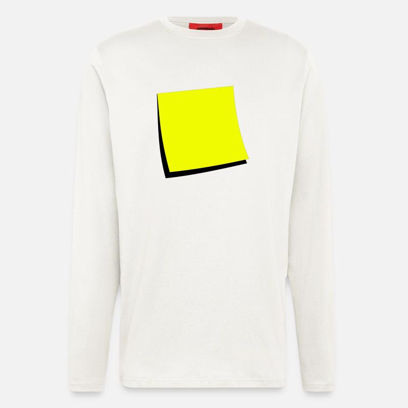 sticky note - add text - Longsleeve - made by SPREAD  - OFF WHITE