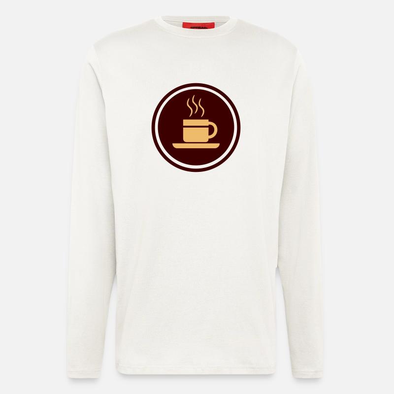 Kaffee - Langarmshirt - made by SPREAD  - OFF WHITE