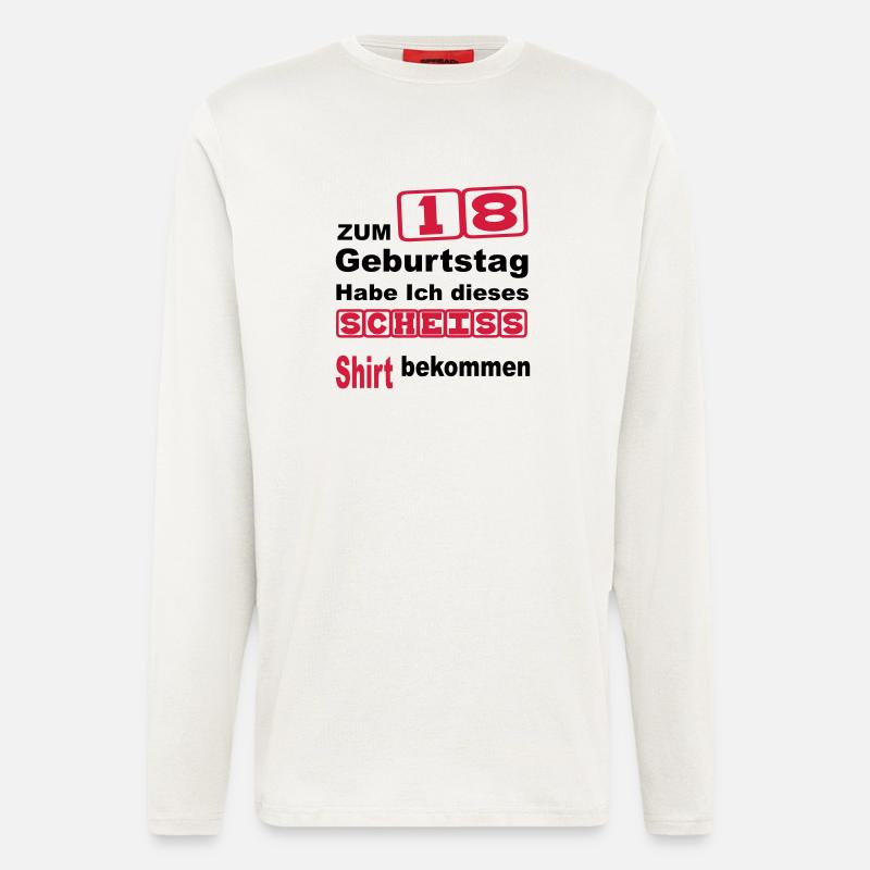 18 birthday - Longsleeve - made by SPREAD  - OFF WHITE