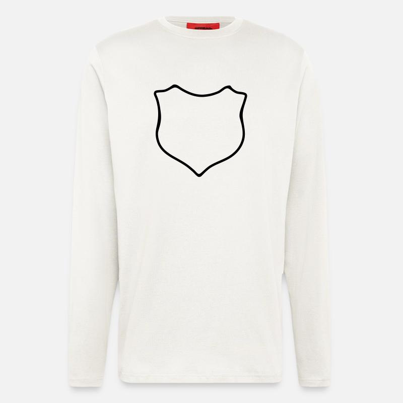 Wappen - Blanko - Langarmshirt - made by SPREAD  - OFF WHITE