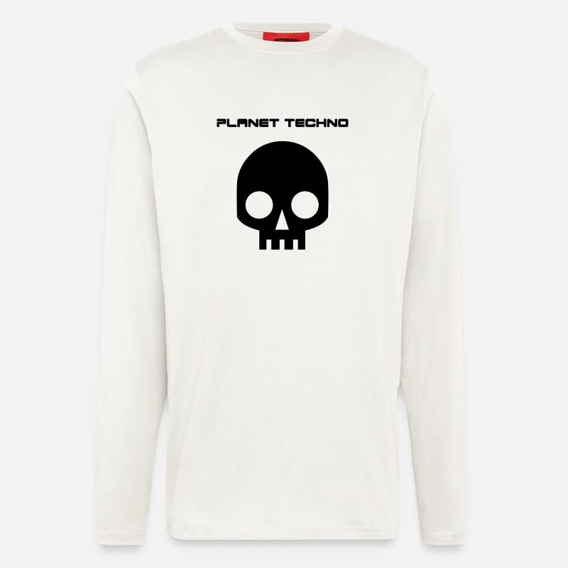 PlanetTechno_tee001.eps Vector SVG - Longsleeve - made by SPREAD  - OFF WHITE