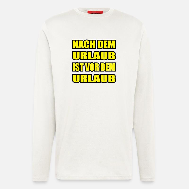 urlaub - Langarmshirt - made by SPREAD  - OFF WHITE