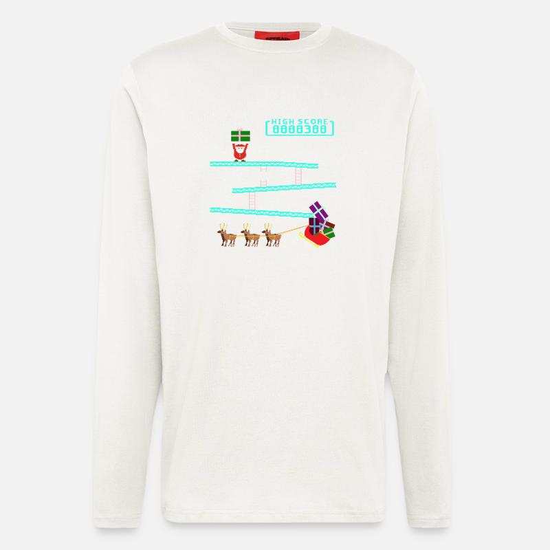 Santa Kong - Langarmshirt - made by SPREAD  - OFF WHITE
