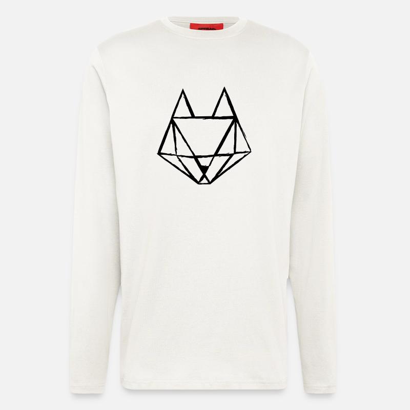 Fox destroyed - Langarmshirt - made by SPREAD  - OFF WHITE