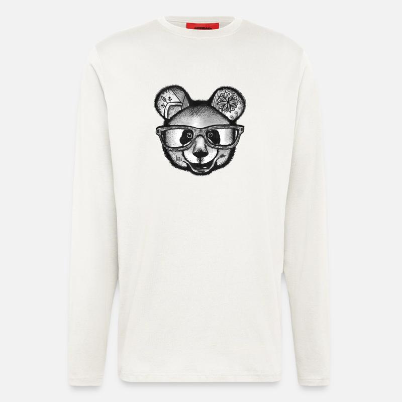 Panda - Langarmshirt - made by SPREAD  - OFF WHITE