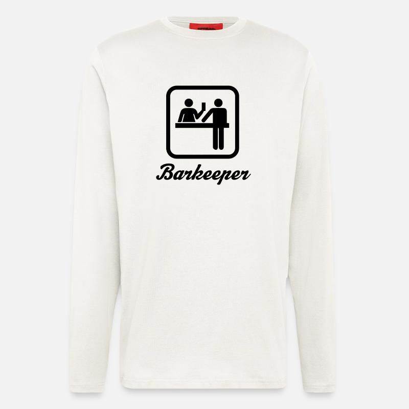 Barkeeper_v1 - Langarmshirt - made by SPREAD  - OFF WHITE