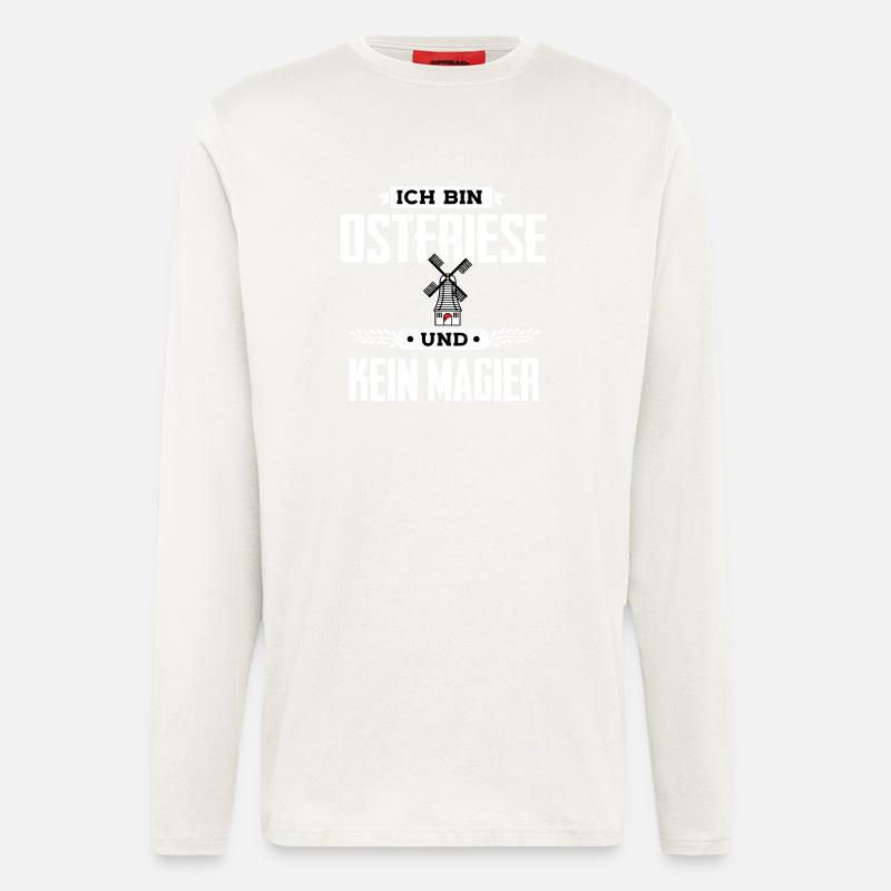Ich bin Ostfriese - Langarmshirt - made by SPREAD  - OFF WHITE