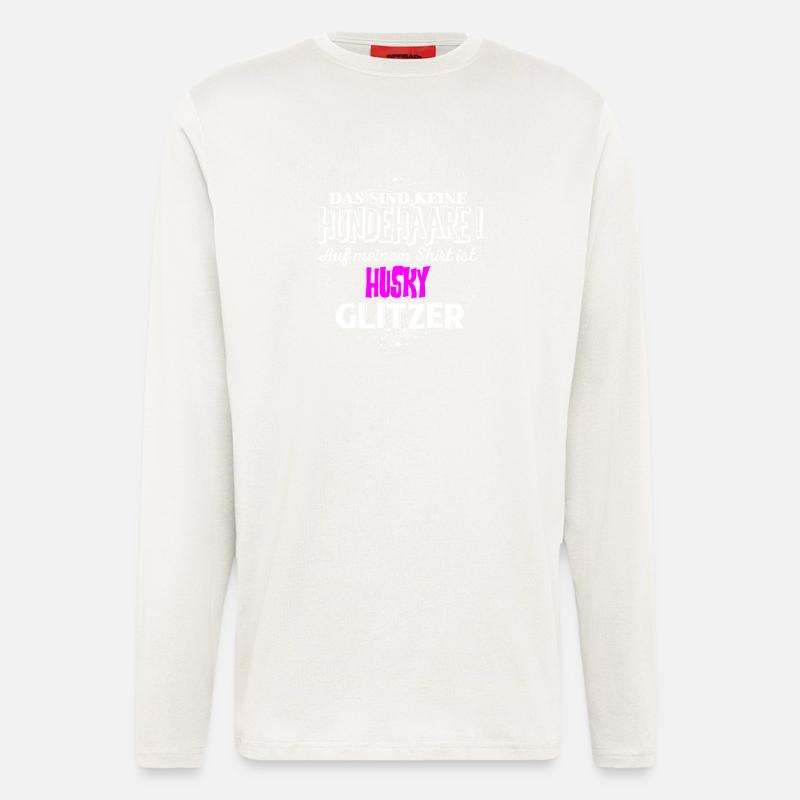 HUSKY - Glitzer - Langarmshirt - made by SPREAD  - OFF WHITE