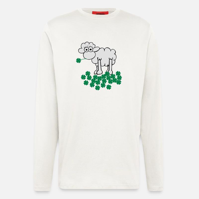 st. Patricks schaf - Langarmshirt - made by SPREAD  - OFF WHITE