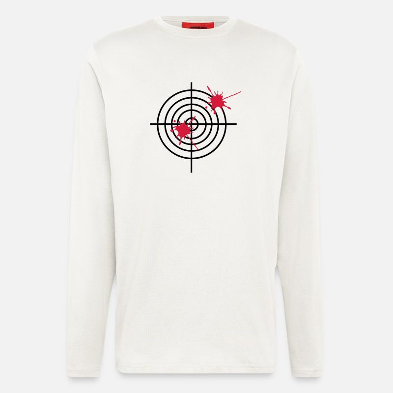 Zielscheibe - Langarmshirt - made by SPREAD  - OFF WHITE