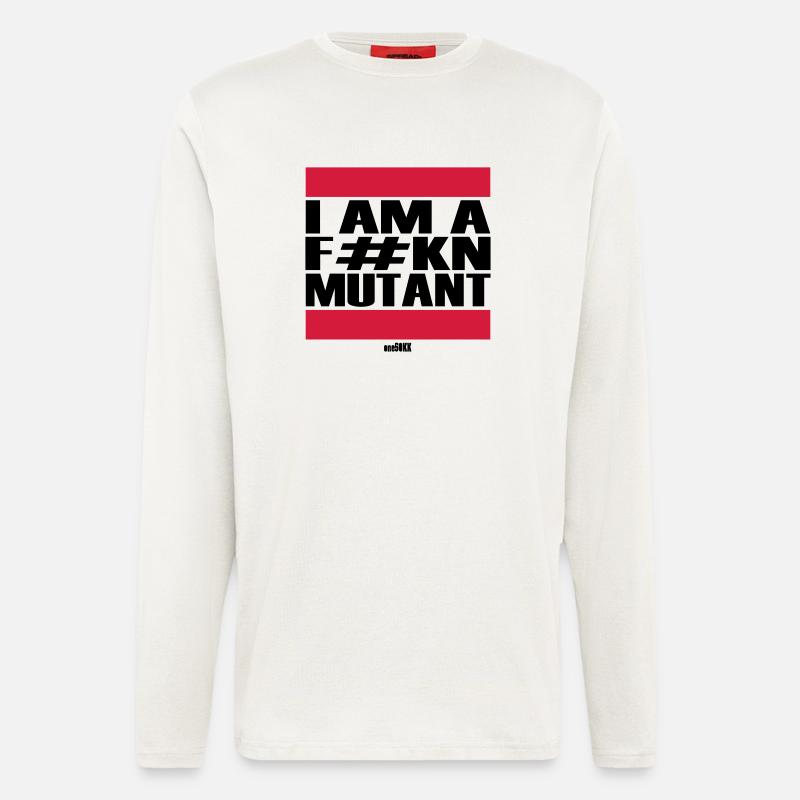 I am a mutant - Langarmshirt - made by SPREAD  - OFF WHITE
