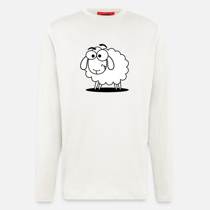sheep106 - Langarmshirt - made by SPREAD  - OFF WHITE