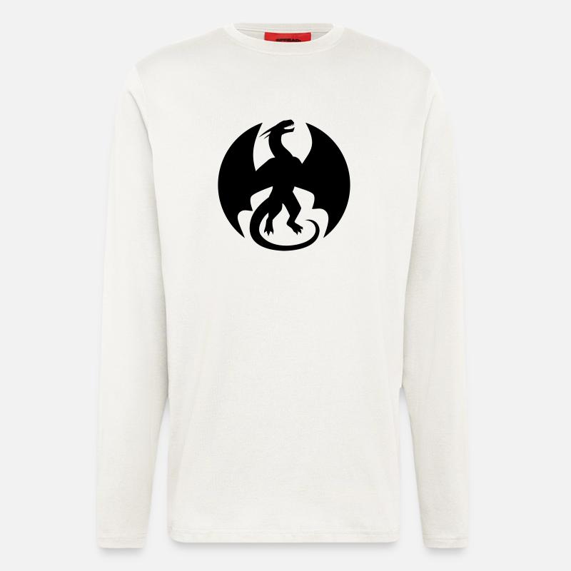 Drache - Langarmshirt - made by SPREAD  - OFF WHITE