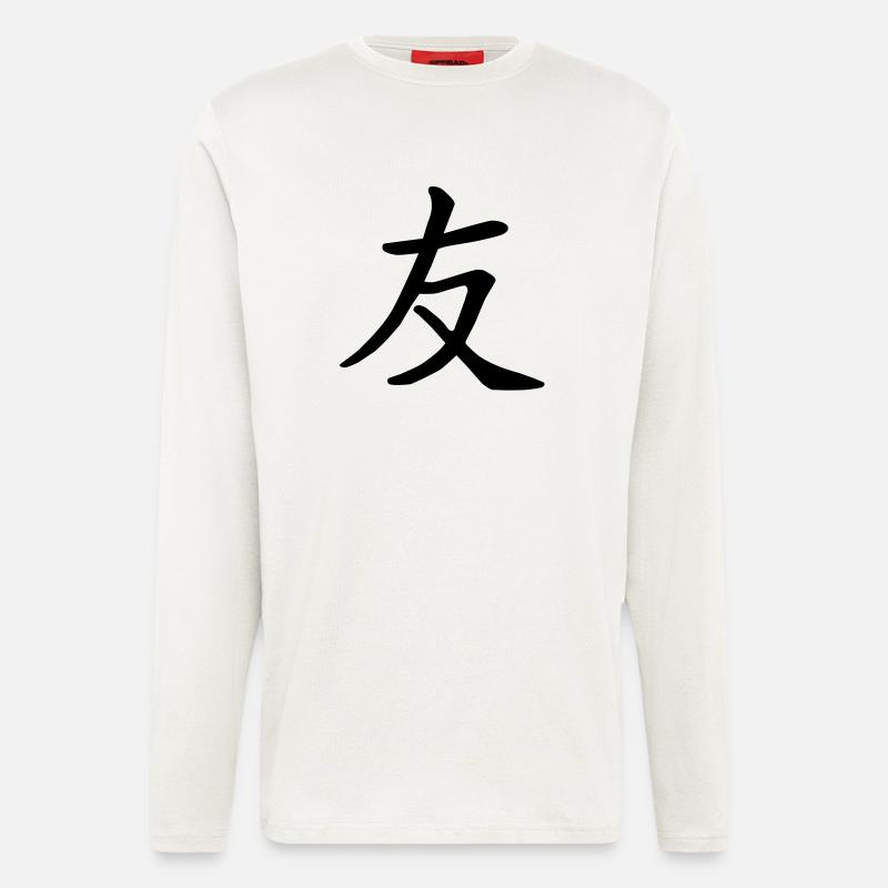 freundschaft - Langarmshirt - made by SPREAD  - OFF WHITE