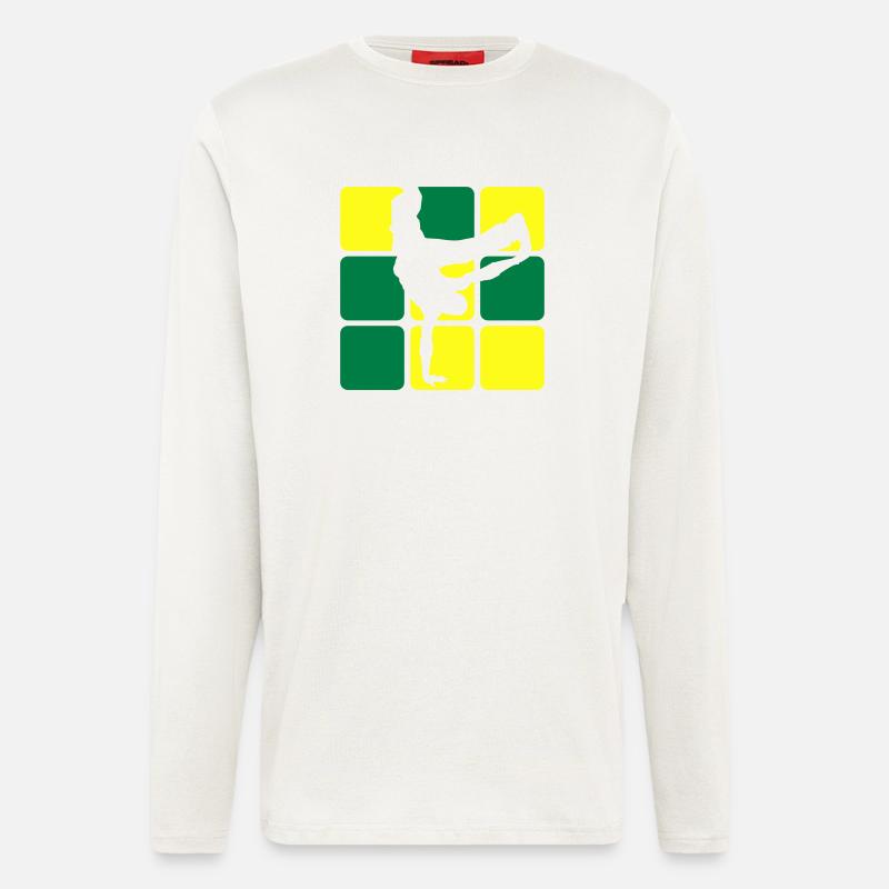 BREAKDANCE 2C 1 - Langarmshirt - made by SPREAD  - OFF WHITE
