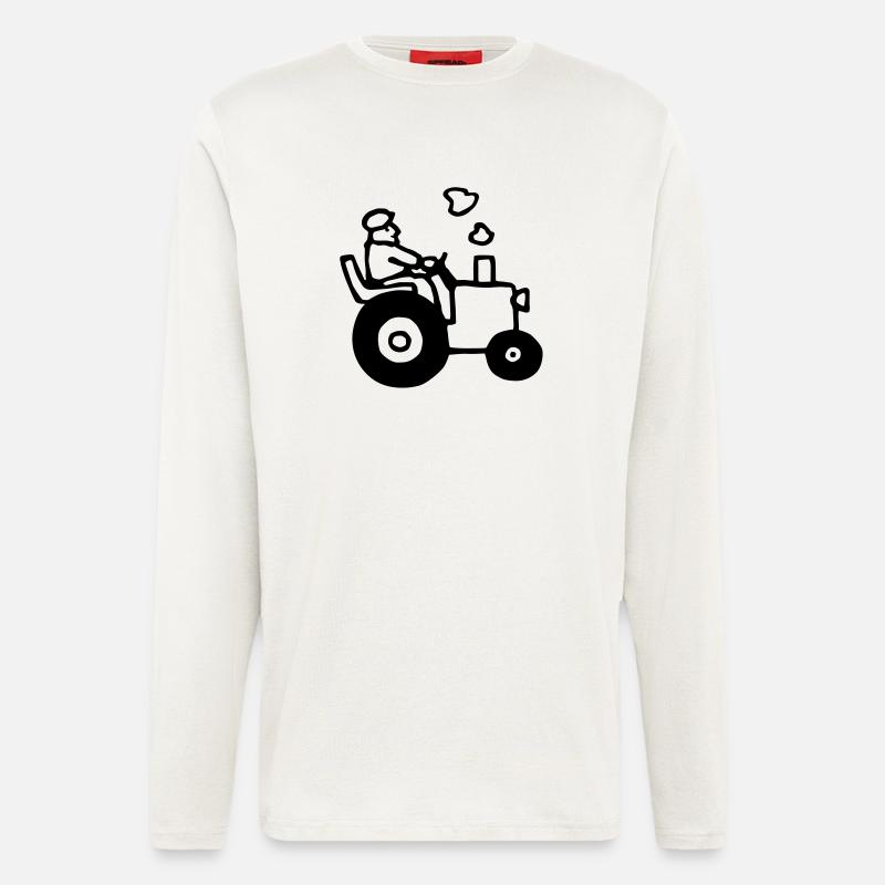 power_to_the_bauer_072011_c_1c - Longsleeve - made by SPREAD  - OFF WHITE