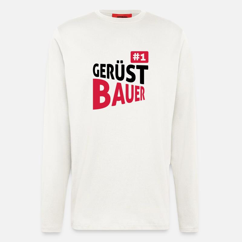 Gerüstbauer - Langarmshirt - made by SPREAD  - OFF WHITE