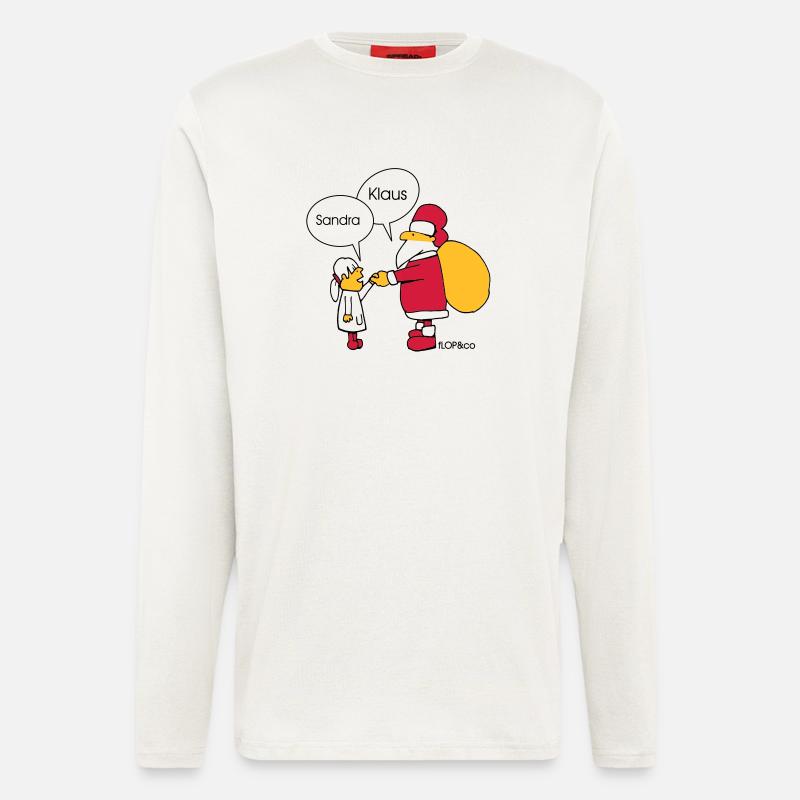 Sandra and Klaus - White - Longsleeve - made by SPREAD - OFF WHITE