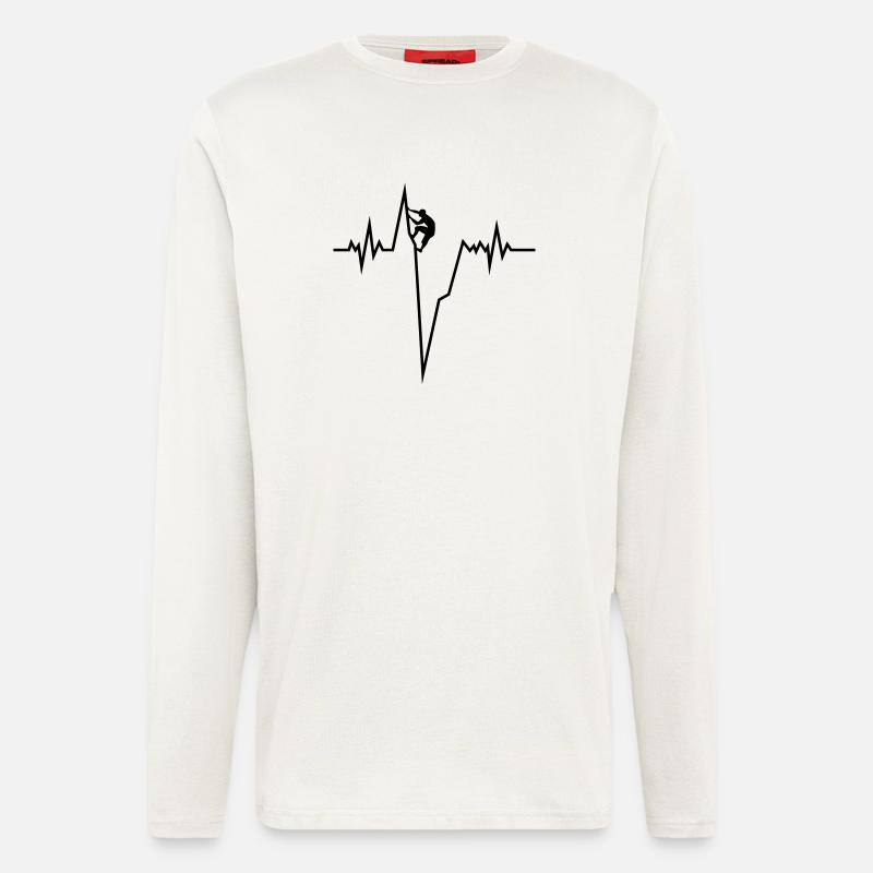 Climbing Pulse - Longsleeve - made by SPREAD  - OFF WHITE