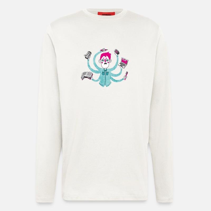Multi Tasking - Langarmshirt - made by SPREAD  - OFF WHITE