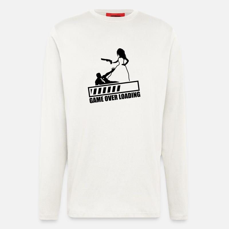 game_over_loading_fa1 - Longsleeve - made by SPREAD  - OFF WHITE