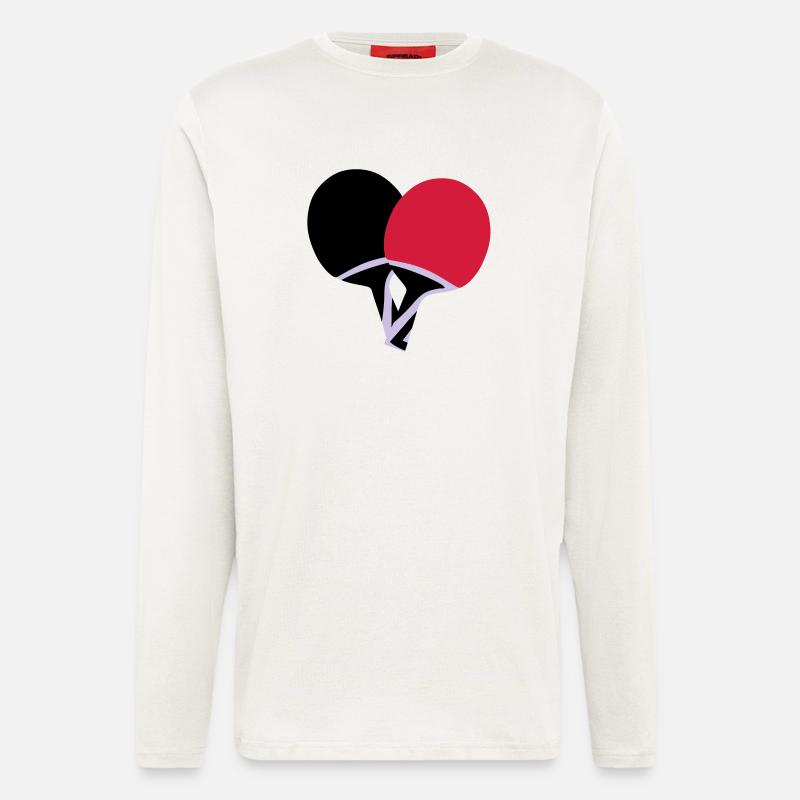 Tischtennis - Langarmshirt - made by SPREAD  - OFF WHITE